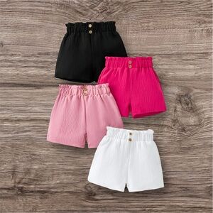 Stylish High-Waisted Shorts Set